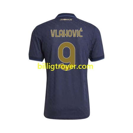 Billige Fotballdrakter Juventus Vlahovic 9 Tredjedraktsett 2024/25 Kortermet